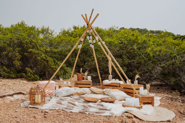 Naked Tipi Setting - Image 3